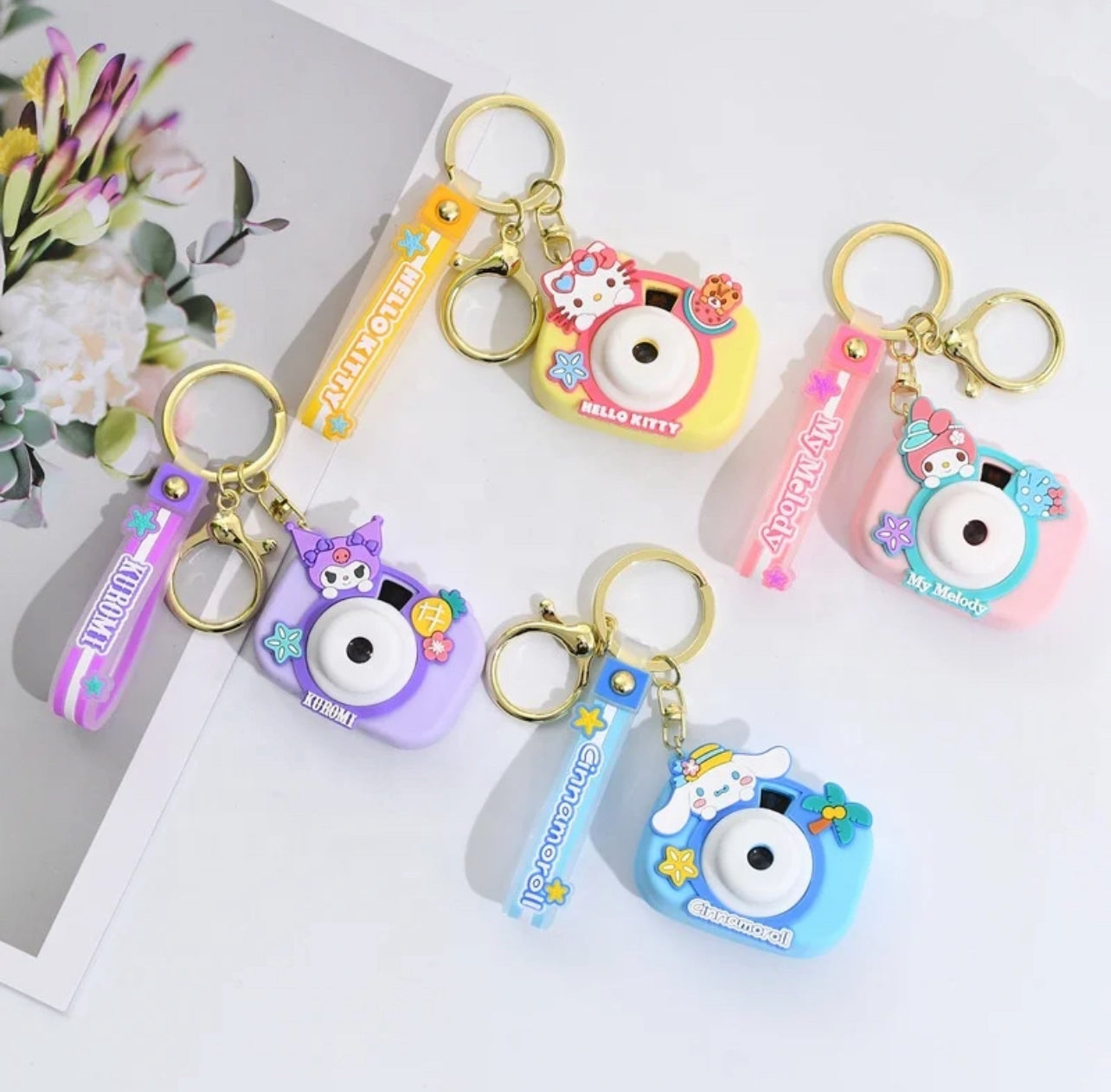 Sanrio Camara Keychain