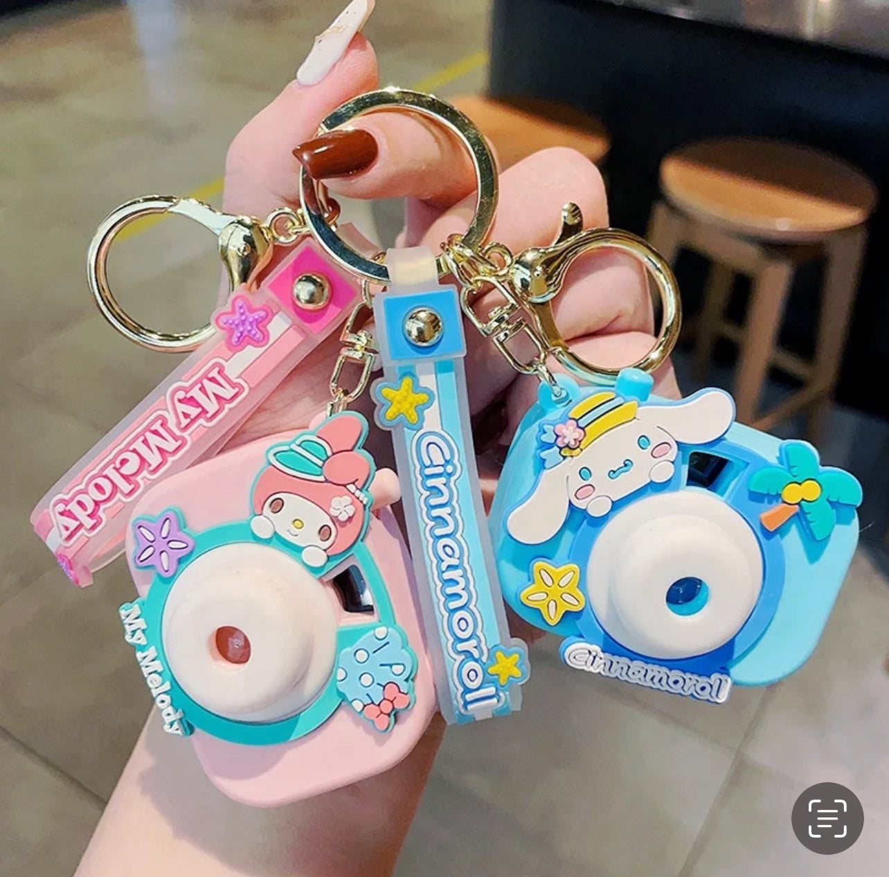 Sanrio Camara Keychain